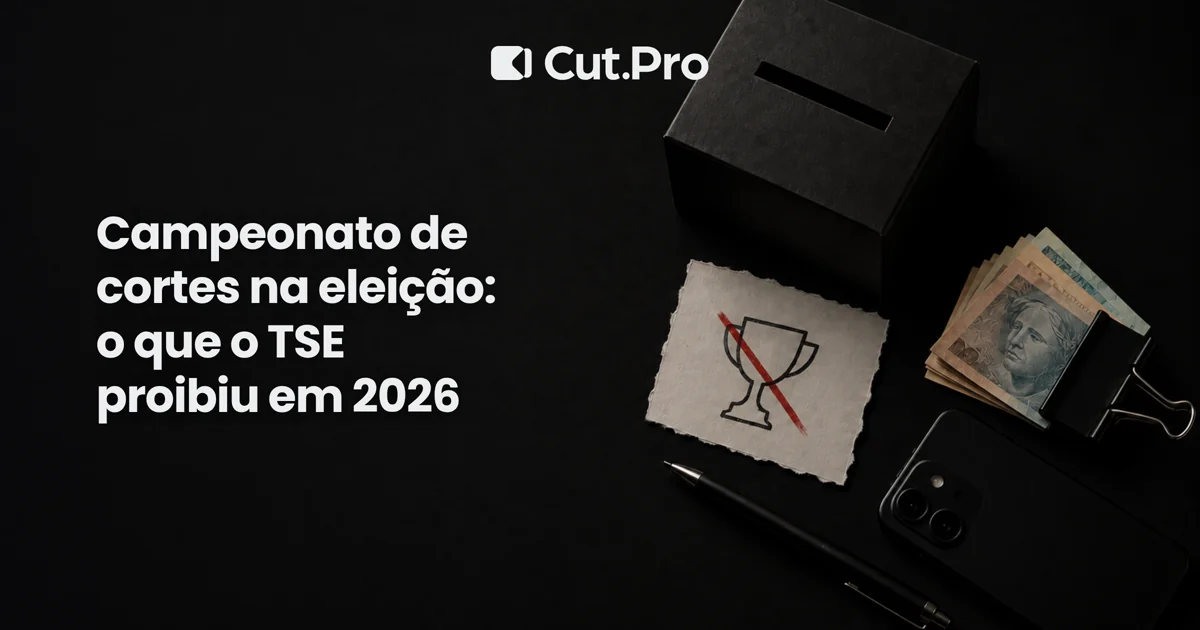 Campeonato de cortes na eleição: o que o TSE proibiu em 2026