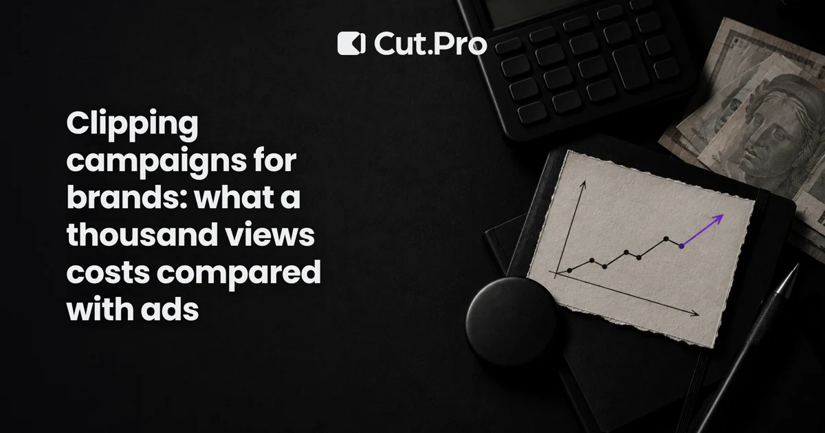 Clipping campaigns for brands: what a thousand views costs compared with ads