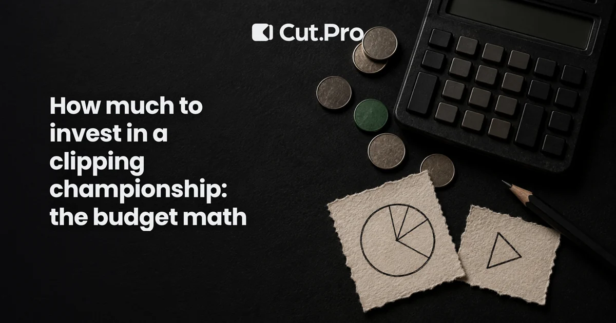 How much to invest in a clipping championship: the budget math
