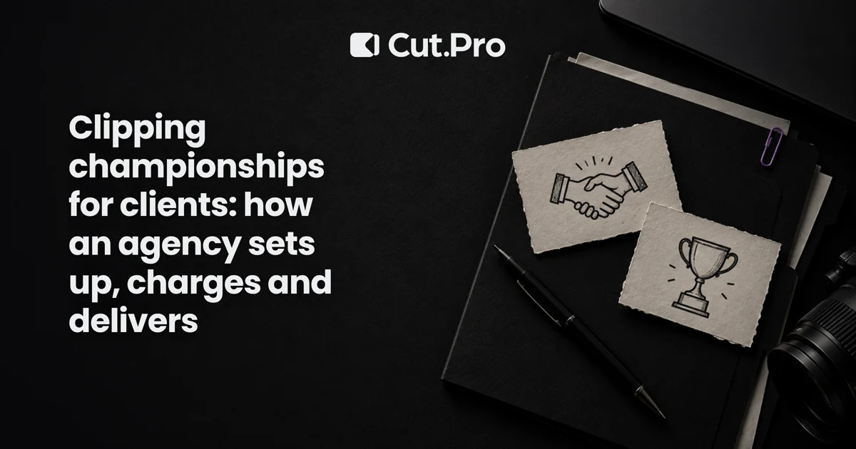Clipping championships for clients: how an agency sets up, charges and delivers