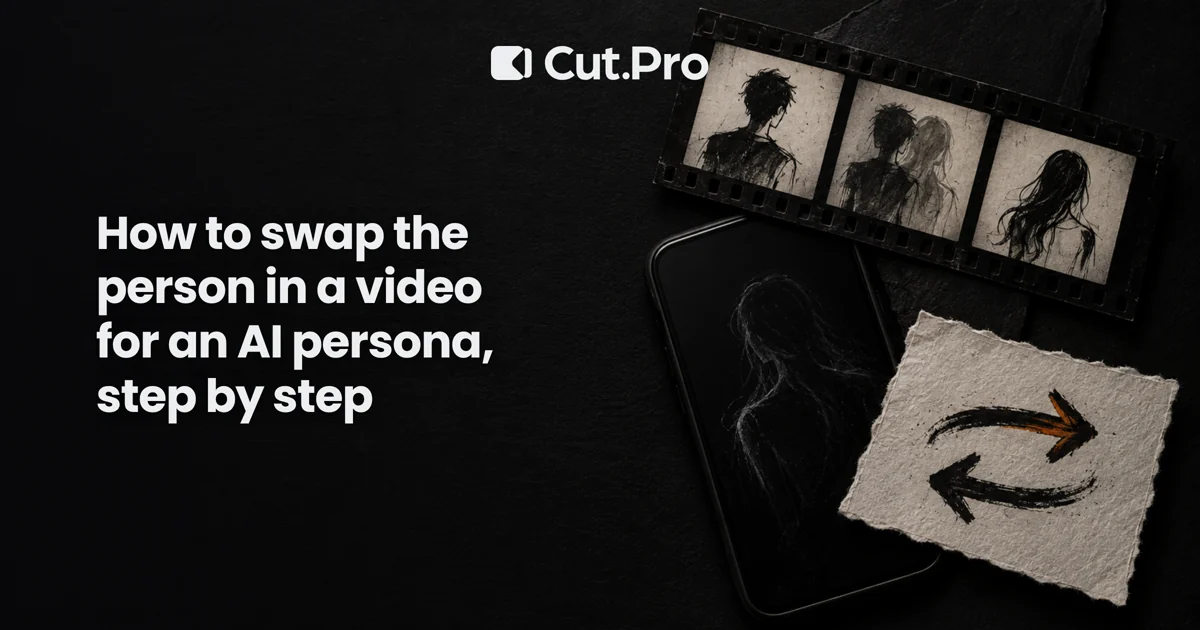 How to swap the person in a video for an AI persona, step by step