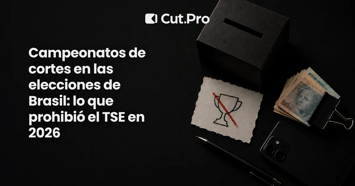 Campeonatos de cortes en las elecciones de Brasil: lo que prohibió el TSE en 2026