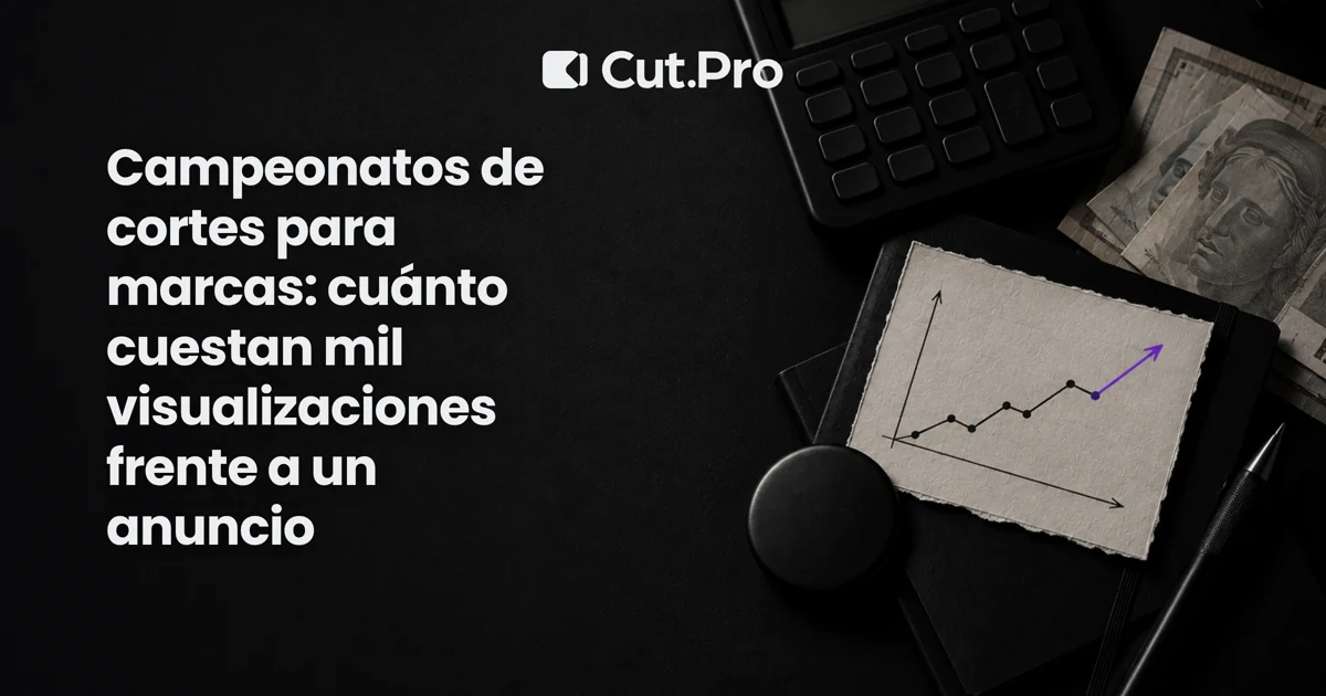 Campeonatos de cortes para marcas: cuánto cuestan mil visualizaciones frente a un anuncio