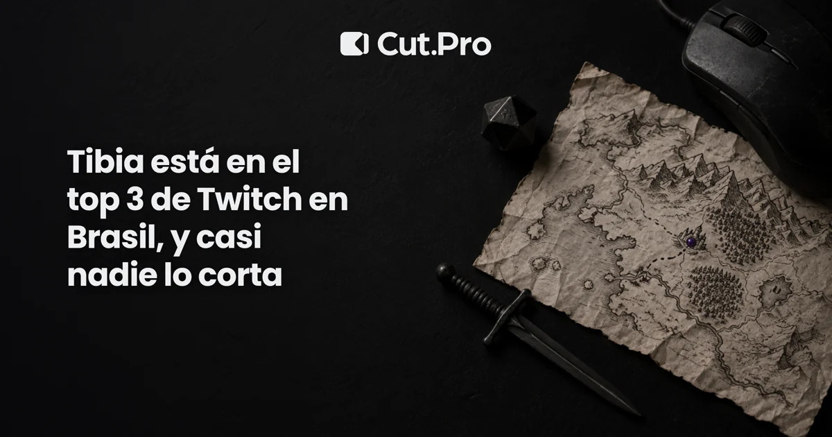 Tibia está en el top 3 de Twitch en Brasil, y casi nadie lo corta