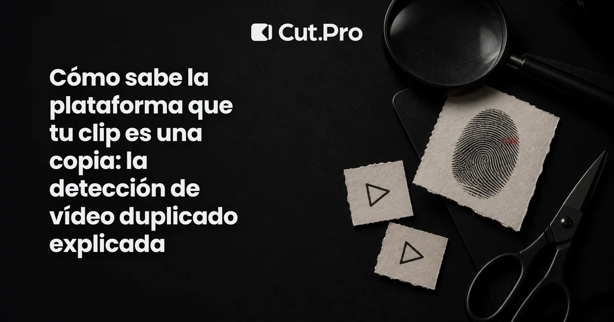 Cómo sabe la plataforma que tu clip es una copia: la detección de vídeo duplicado explicada