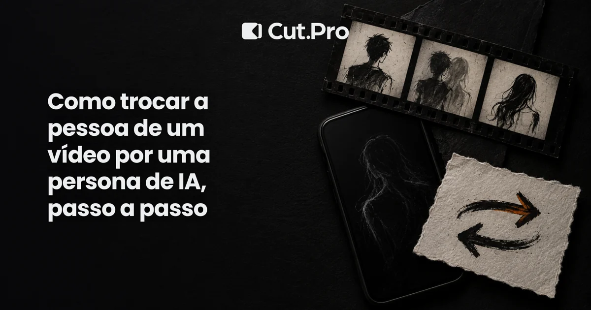 Como trocar a pessoa de um vídeo por uma persona de IA, passo a passo